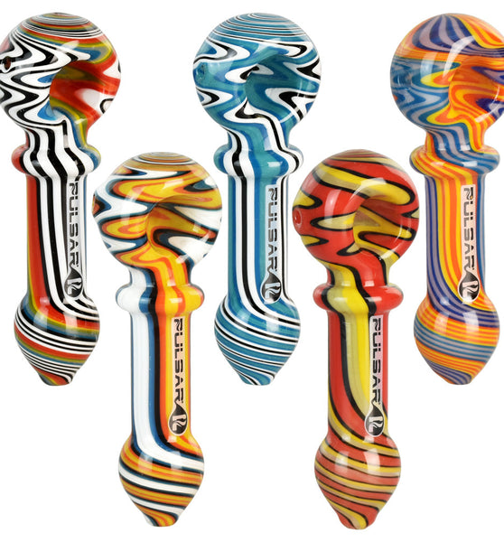 Pulsar Wig Wag Candy Spoon Pipe - 4.5"/ 5pcs