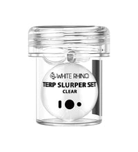 White Rhino Terp Slurper Marble Set | 3pc | 6ct Display