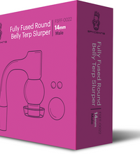 Space King Fully Fused Round Belly Terp Slurper (Purple)