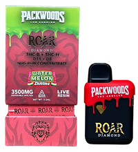 Roar x Packwoods Nug Run Concentrate 3500MG LIVE RESIN THC-B + THC-H, D11 +D8 - Watermelon Zkittlez