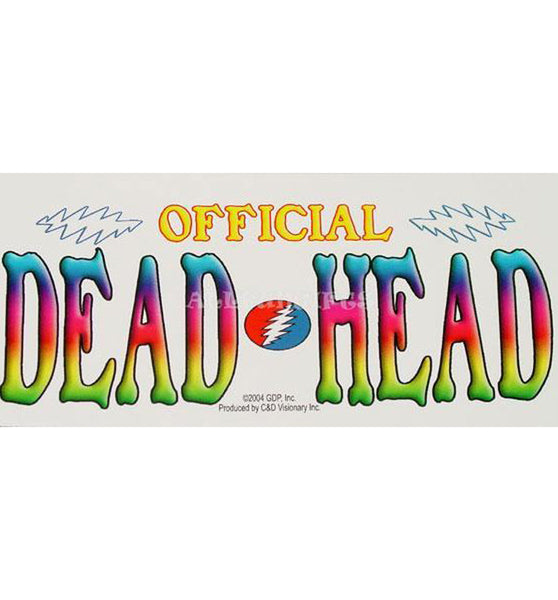 Grateful Dead Official Dead Head Sticker