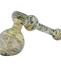 LA Pipes Full Rake Fumed Hammer Bubbler Pipe 6"