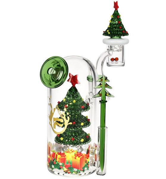 Pulsar Christmas Tree Glass Dab Rig Set - 5.75" / 14mm F