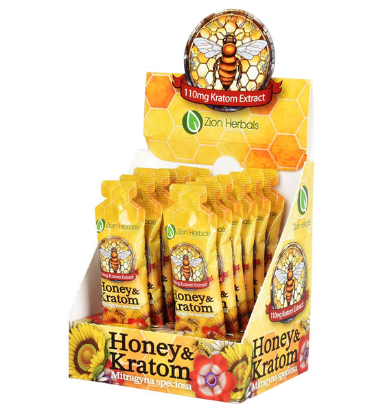 Zion Herbals Honey & Kratom Packet - 10g 12ct