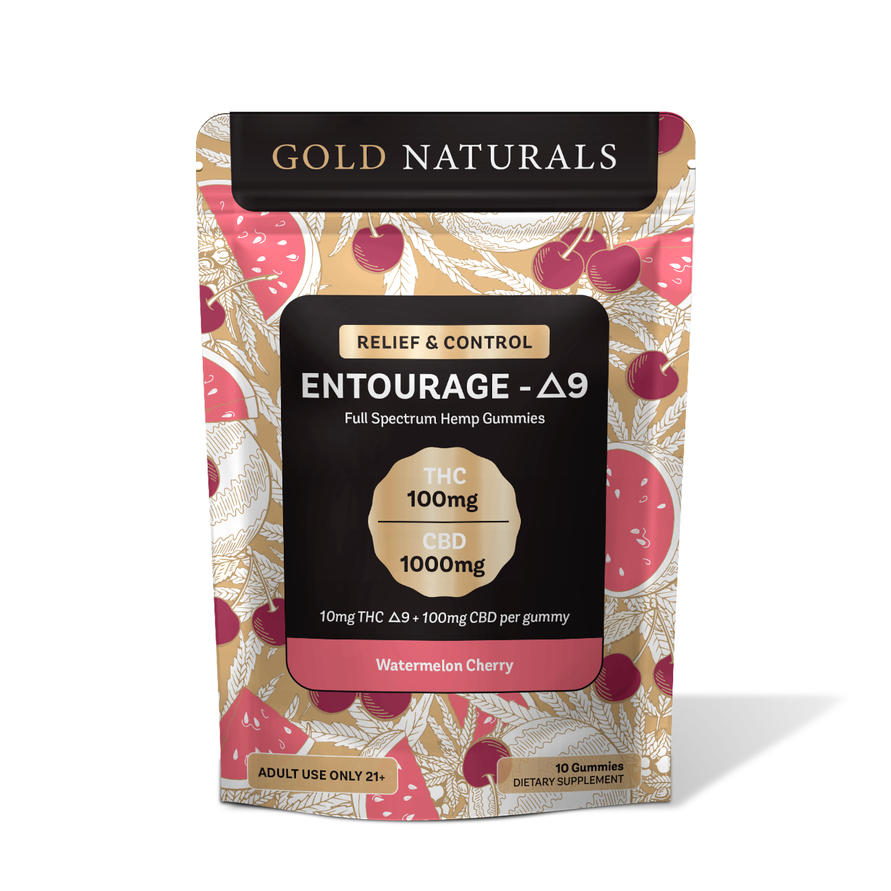 Gold Naturals Entourage Δ9 Gummy