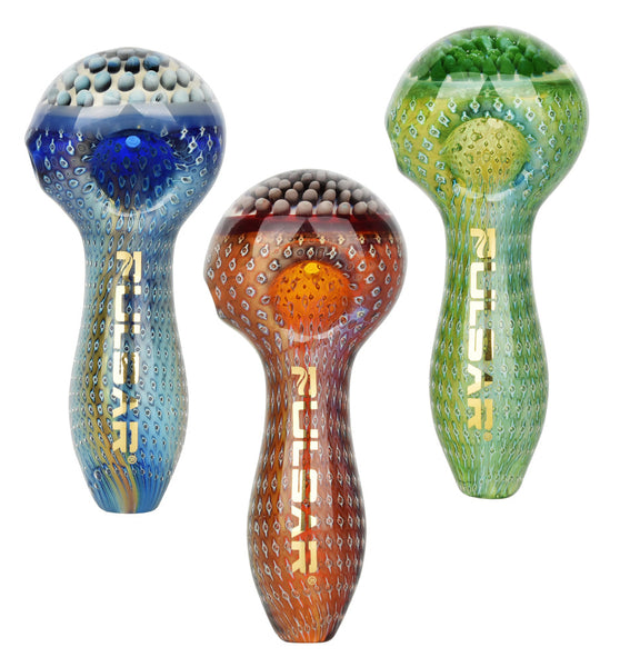 Pulsar Mystic Bubble Matrix Spoon Pipe | 3.75"