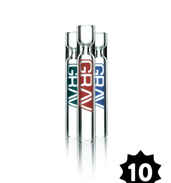 GRAV® Clear Taster 12mm  - Pack of 10