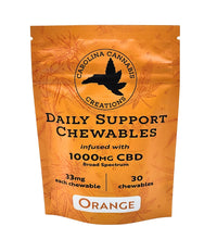 Daily Support Chewables | CBD | Orange 30ct bag | Carolina Cannabis Creations