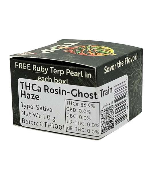 Rosin THCA Concentrate | Ghost Train Haze (Sativa) | 1 gram