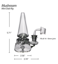 Waxmaid 5.71‘’ Mushroom Mini Dab Rig