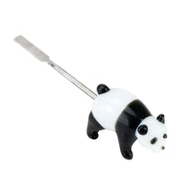 Empire Glassworks Metal & Glass Dab Tool - 4.5" / Panda Dabber