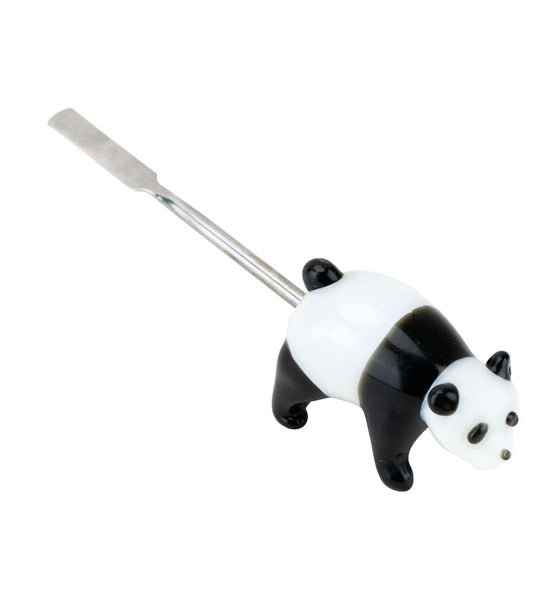 Empire Glassworks Metal & Glass Dab Tool - 4.5" / Panda Dabber