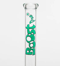 Boost | 17" Green Beaker Base Glass Water Pipe