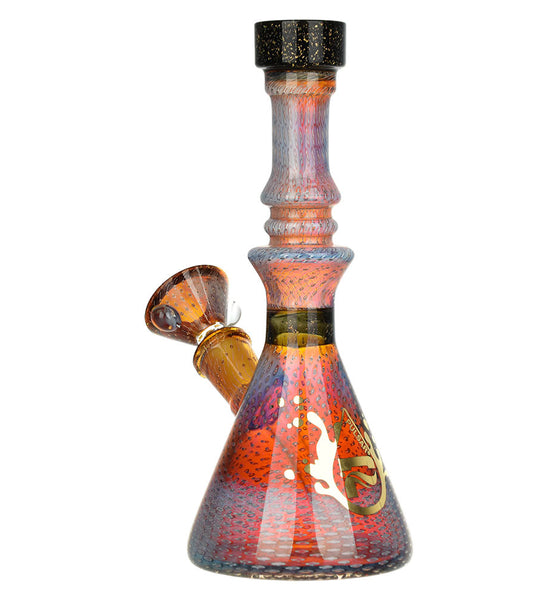 Pulsar Heady Bubble Matrix Beaker Water Pipe w/ Dichro | 7" | 14mm F