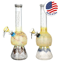 Phoenix Rising Mushroom Water Pipe - 9.5"/Colors Vary