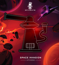 Space King Glass - 'Space Invasion' UFO Bong