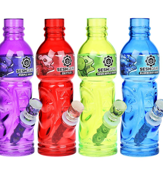 SeshGear Terpade Beverage Bottle Glass Water Pipe | 9.5"