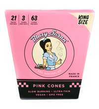 Blazy Susan Pink Paper Cones