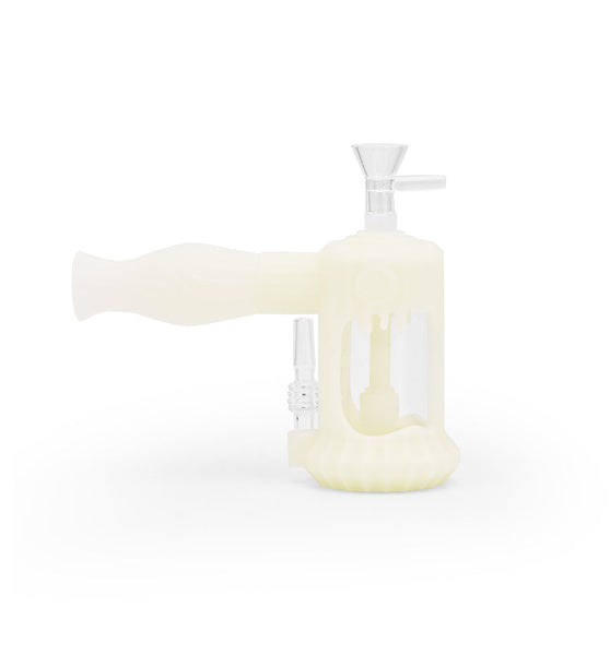 Ritual - 6'' Duality Silicone Dual Use Bubbler - UV Titanium White