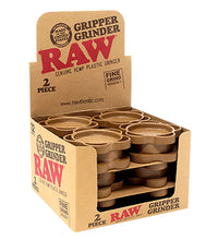 RAW Gripper Grinder - 2pc/2.5"/Fine Grind V3 - 12PC DISP