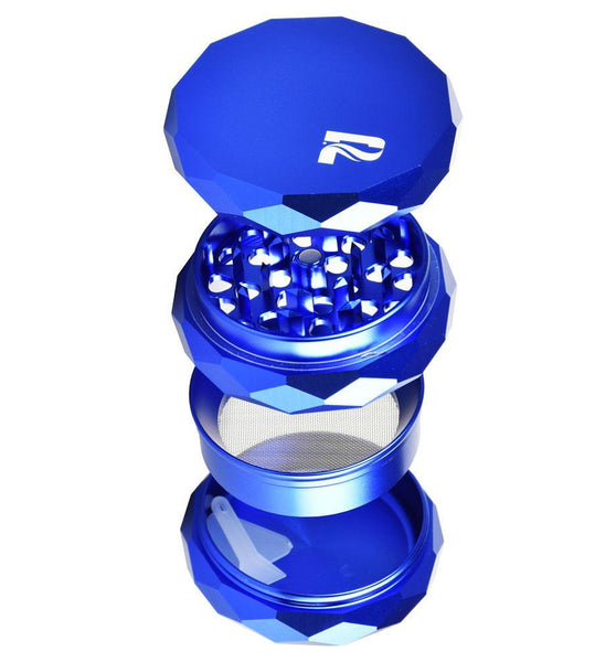 Pulsar Diamond Faceted Aluminum Herb Grinder