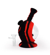 Ritual - 7.5'' Silicone Astro Bubbler - Black & Red