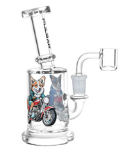 Pulsar Moto Corgi Glass Dab Rig - 6.75" / 14mm F