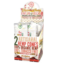 High Hemp Organic Artisanal Cones - 2pk 15pcs