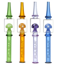 Pulsar Magic Mushroom Dab Straw | 6" | 4pc Set