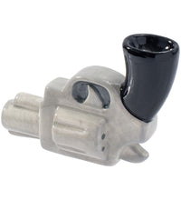 Wacky Bowlz Handgun Ceramic Pipe - 4.5"