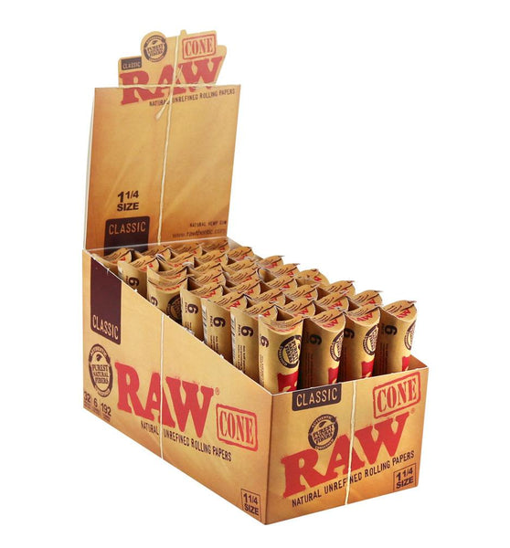 Raw Natural Unrefined Pre-Rolled Cones