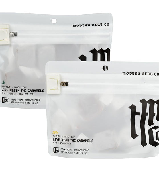 Modern Herb Co D9 Live Resin Caramels | 320mg-400mg | 8pc Bag