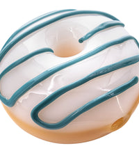 LA Pipes "Frosted Donut" Glass Pipe