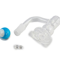 Space King Fully Fused Round Blender Terp Slurper (Light Blue)