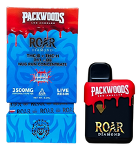 Roar x Packwoods Nug Run Concentrate 3500MG LIVE RESIN THC-B + THC-H, D11 +D8  - Fruit Punch