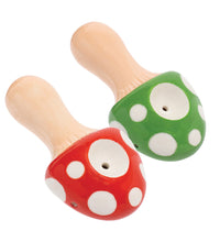 Wacky Bowlz Mushroom Ceramic Pipe | 3.5"