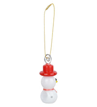 Santa's Secret Hangable Christmas Ornament Hand Pipe - 3" / Snowman