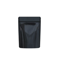 Cannaline Smell Proof Mylar Bags | Black Glossy Solid | 50pc