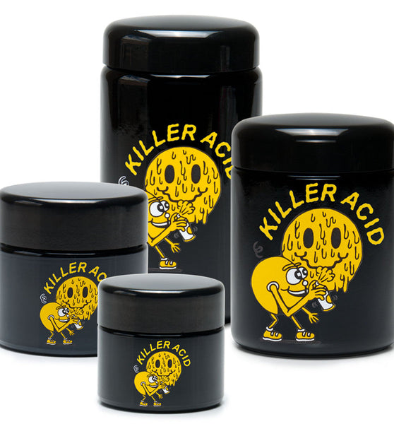 JR988 420 Science x Killer Acid UV Screw Top Jar - Miles of Smiles