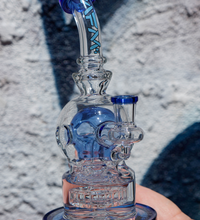 9" AFM Swiss Shower-Head Perc Glass Dab Rig
