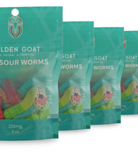 Potent CBD Infused 250MG Gummy Packs Bundles from Golden Goat