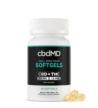 cbdMD Full Spectrum CBD Softgels - (1500MG - 6000MG)