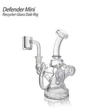 Waxmaid 6.14 Inch Defender Mini Recycler Glass Dab Rig