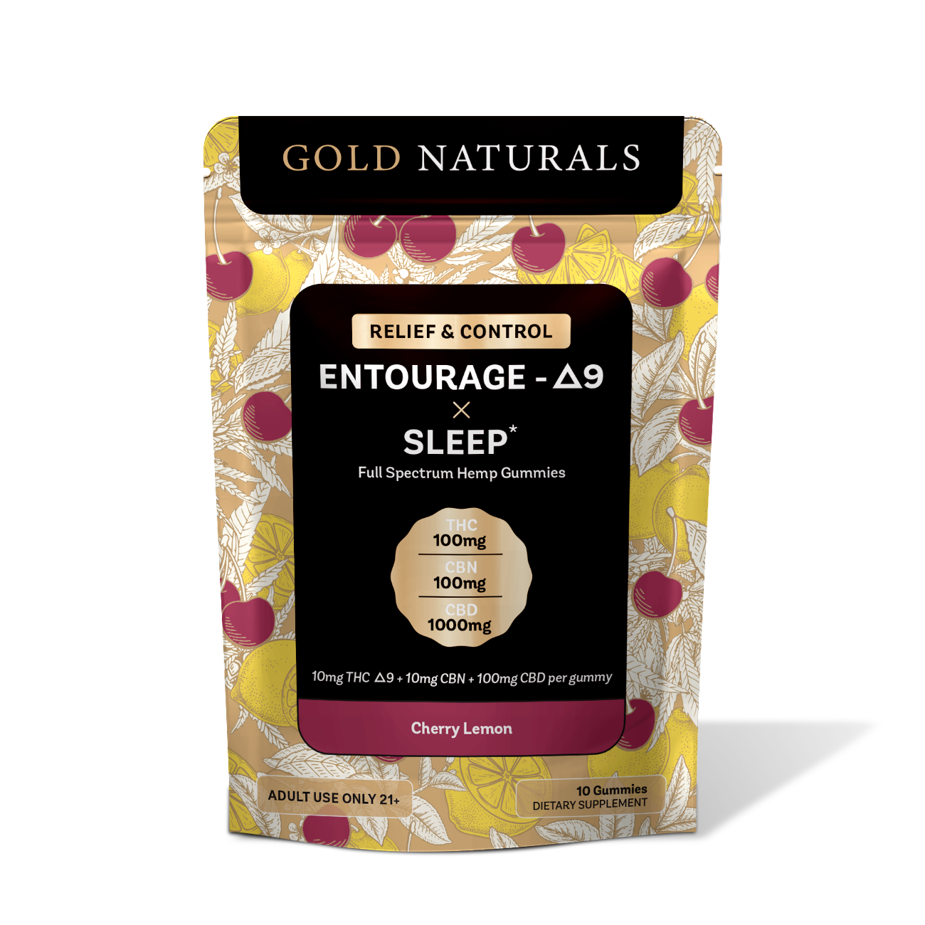 Gold Naturals Entourage Δ9 x Sleep Gummy