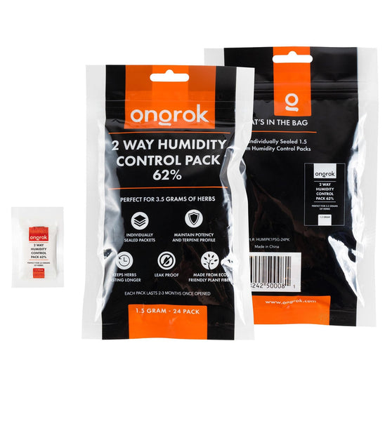 Ongrok 2-Way 62% Humidity Packs | 3 sizes (Small, Medium, Large)