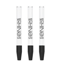 White Rhino Dab Straw w/ Silicone Cap | 5" | 25pc Display