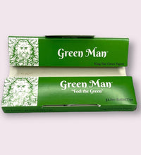 Green Man King Size Green Rice Papers with Pre-Rolled Tips