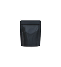 Cannaline Smell Proof Mylar Bags | Black Glossy Solid | 50pc