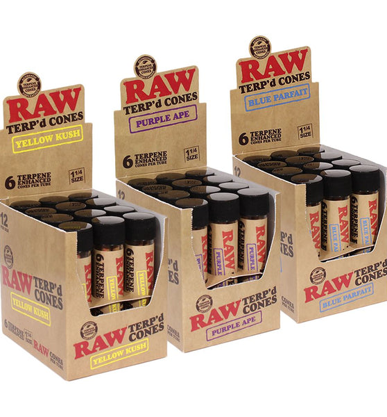 RAW TERP'd Cones | 1 1/4 | 6pc | 12pk