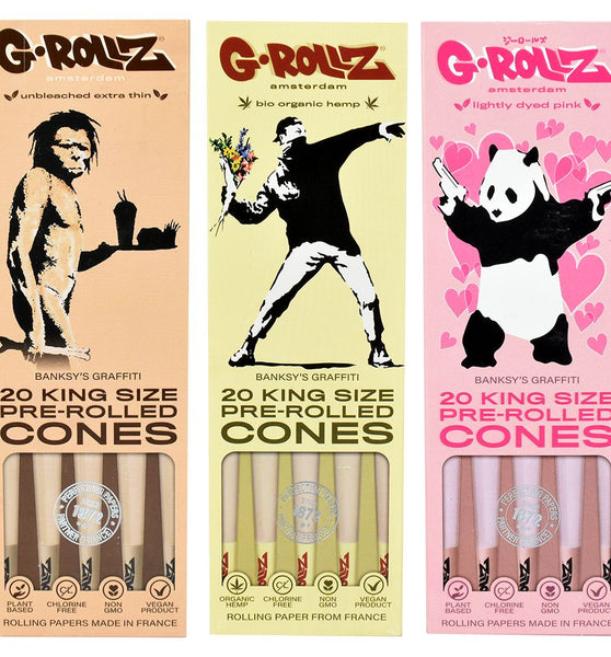 G-ROLLZ x Banksy's Graffiti Cones | 20pc | King Size